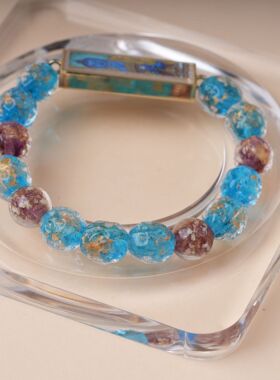 药师佛唐卡琉璃手串女款手工串珠