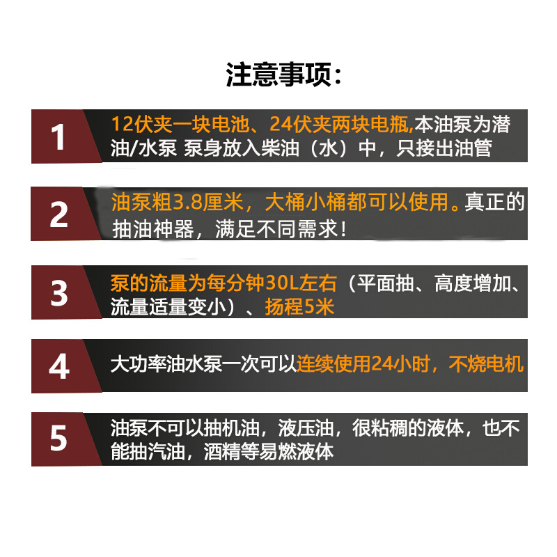 小型抽油泵21V24伏220V油柴水泵 电动 神器 8加油机3型other车载 - 图0