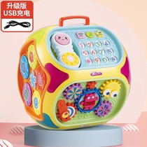 Paoli (Baoli) Seven-sided baby toys 0-1-year-old baby Early teaching 6 infant 1 year old 2 men