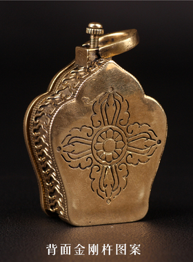 透明可打开装擦擦项链黄铜尼泊尔藏式噶嘎乌盒吊坠男女大小号