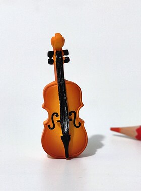 速发迷你微具小吉他钢琴琵琶小提琴古筝模型景盘道缩场沙摆件