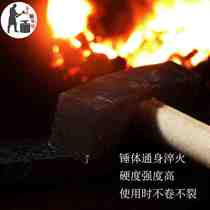 New products Wangs cobbler hand forged wrought iron hammer steel hammer stone smith hammer smash stone hammer home hammer woodworking hammer not soft