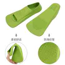 High-end English Hair Footed Swimming Special Children Freestyle Training Short Footed Webbed Frog Shoes Men And Women Snorkeling Equipment Professional