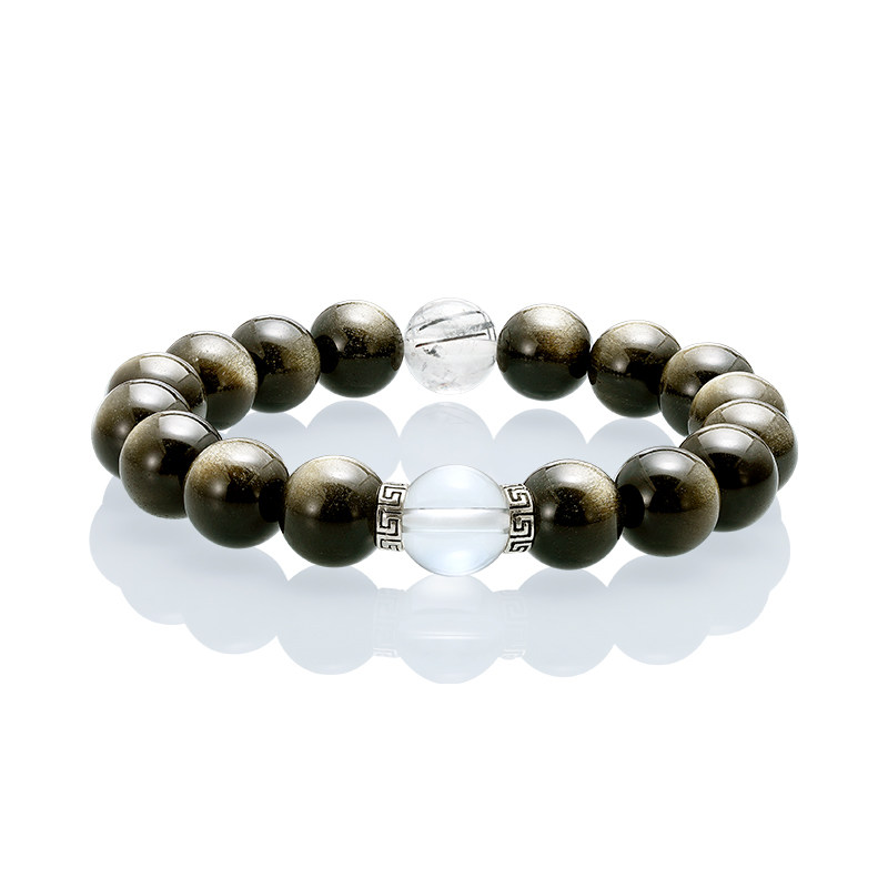 dada珠宝黑曜石手串黑发送礼串珠 dada珠宝手链