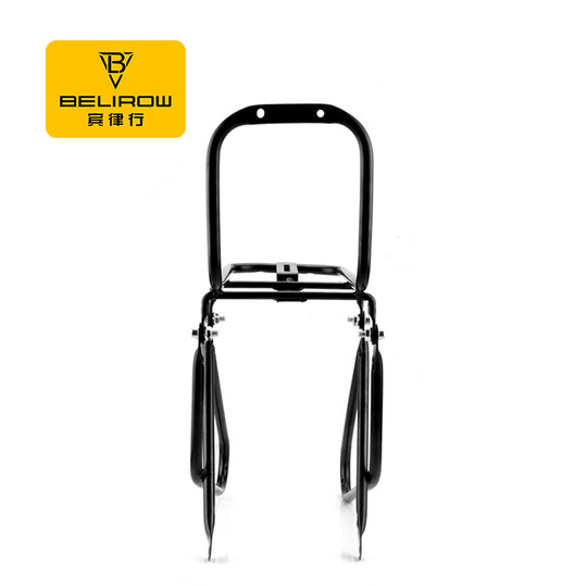 山地自行车前叉货架公路车前货架长途骑行车篮货架旅行车碟刹装备