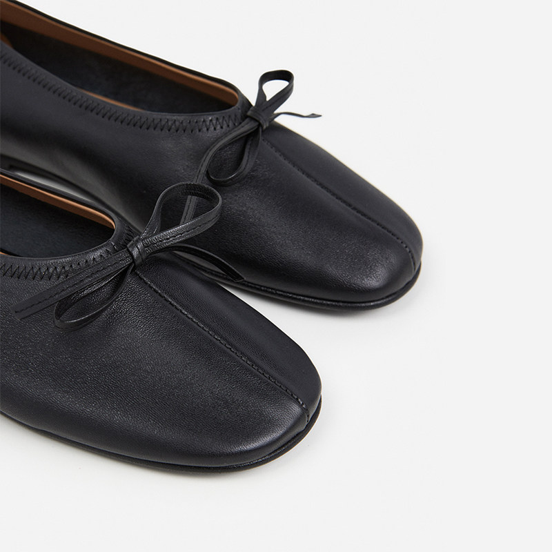 Flattered Blaise女士软羊皮蝴蝶结分趾芭蕾舞鞋平底单鞋2026新品,淘宝优惠券,粉丝福利购,淘宝优惠卷