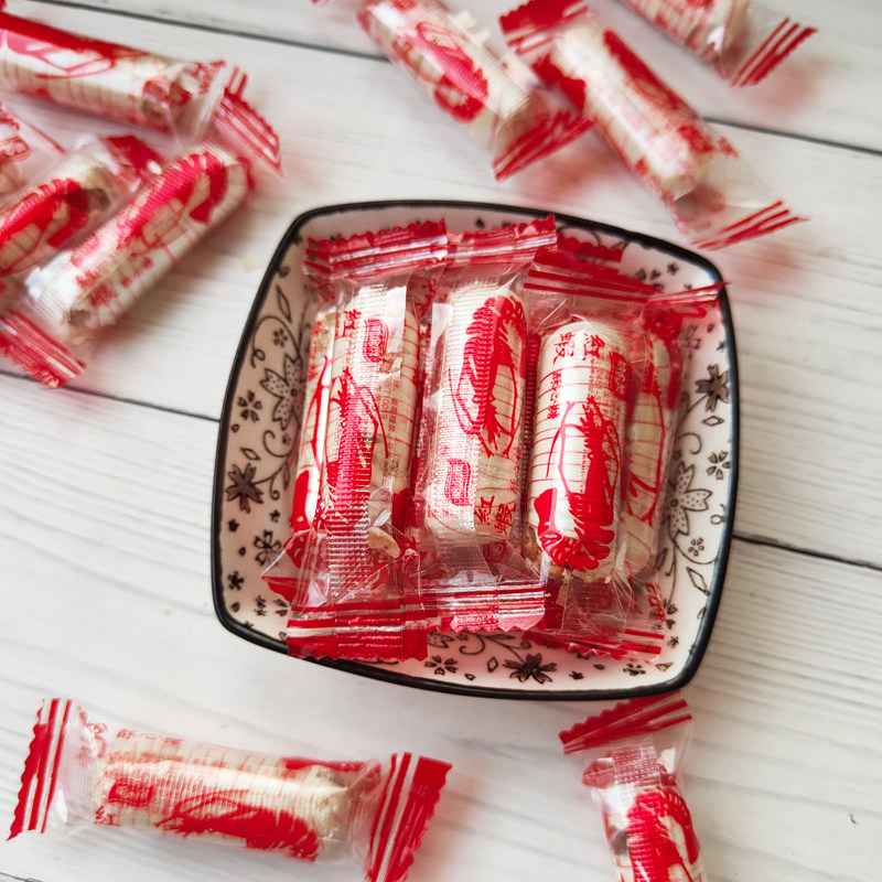 东北酥心糖怀旧老式红虾酥花生酥500g婚喜糖年货春节8090休闲零食,淘宝优惠券,粉丝福利购,淘宝优惠卷