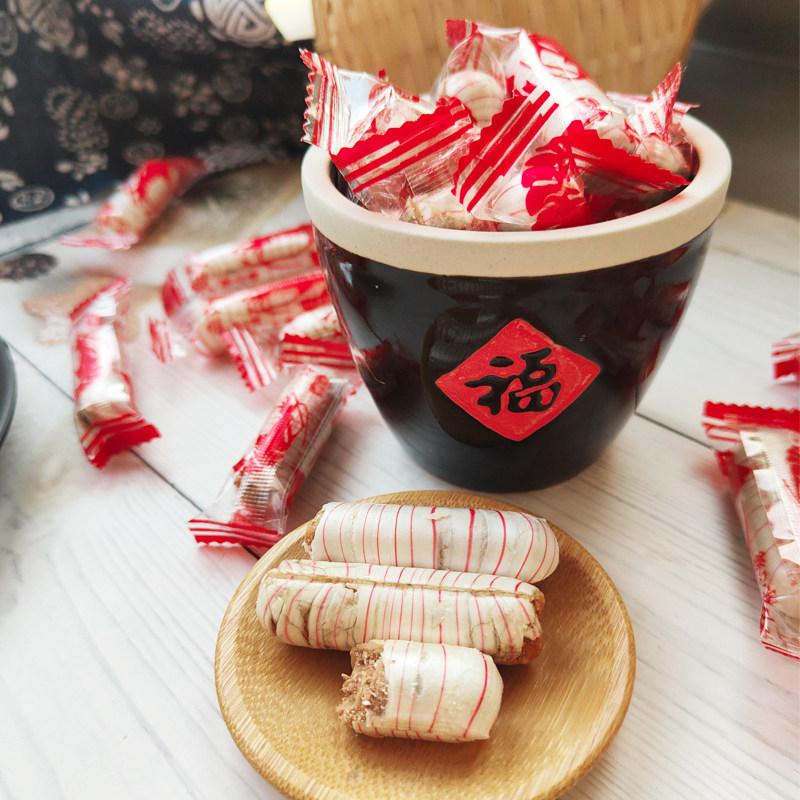 东北酥心糖怀旧老式红虾酥花生酥500g婚喜糖年货春节8090休闲零食,淘宝优惠券,粉丝福利购,淘宝优惠卷