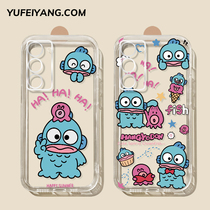 Clown Fish Hanton Apply Samsung s23 Phone Shell s23ultra Summer Transparent S22 New Silicone s21fe Thin Senior SM-s20 Couple Full Bag Galaxy Galaxy