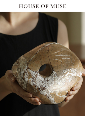 缪斯家天然大理石抽象艺术摆件