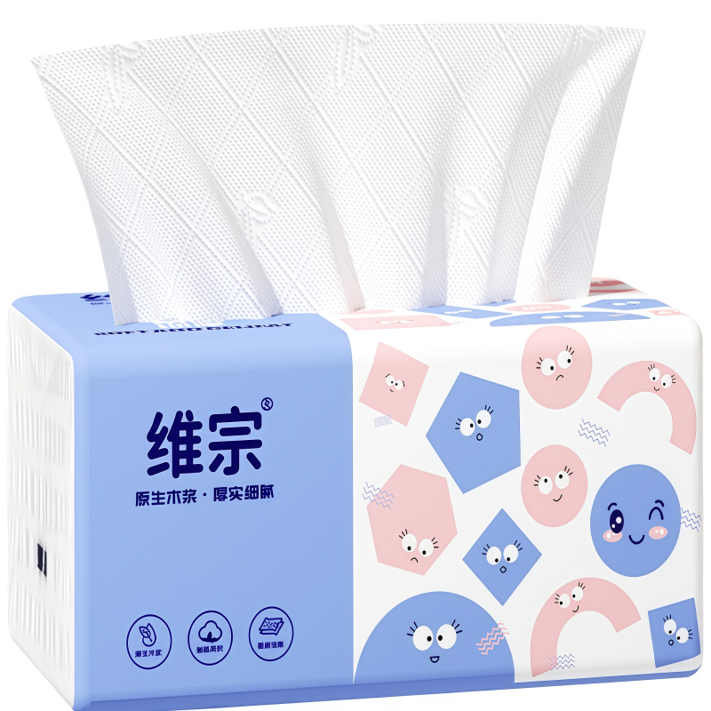 300张大包装加厚纸巾家用纸抽卫生纸抽加厚擦手纸面巾纸实惠超韧,淘宝优惠券,粉丝福利购,淘宝优惠卷