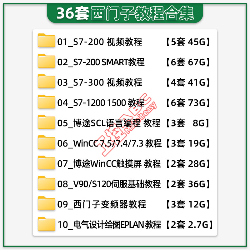 西门子plc视频教程s71200模拟量脉冲编程学习课程 零基础入门精通 - 图2