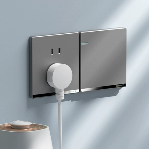 Международный электрик 86 Ультратонкий серый выключатель панель панели домохозяйства на стене много отверстия с пяти отверстием с пяти отверстием 16A