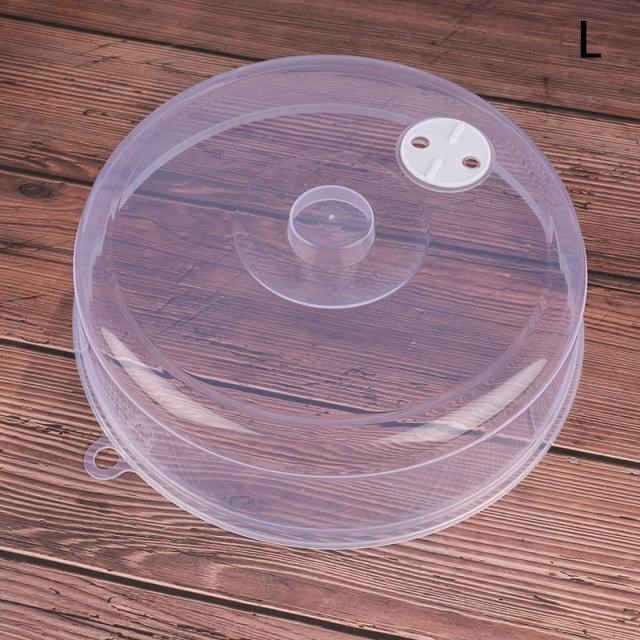 New 1pcs Plastic Microwave Food Cover Clear Lid Safe Vent Ki - 图2