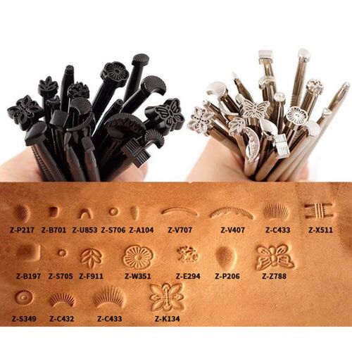 20pcs/set Leather Carving Hand Working Saddle Making Tools E - 图3