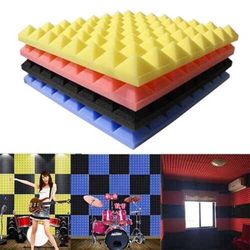 50x50x5.5cm Acoustic Foam Sound Treatment Absorption Wedge T - 图0