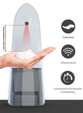 Wall-mounted 330ML Automatic Touchless Soap Dispenser Portab