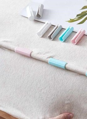 12pcs Bed Sheet Clips Plastic Slip-Resistant Clamp Quilt Bed