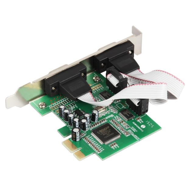 RS232 RS-232 Serial Port COM & DB-9 Serial to PCI-E PCI Expr - 图0