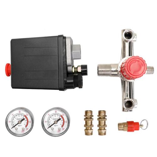 125 PSI 12 Bar Pressure Gauges Small Air Compressor Pressure - 图1