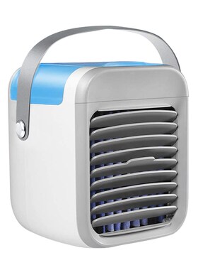 Mini Air Conditioner with Handle Air Cooler Fan USB Portable