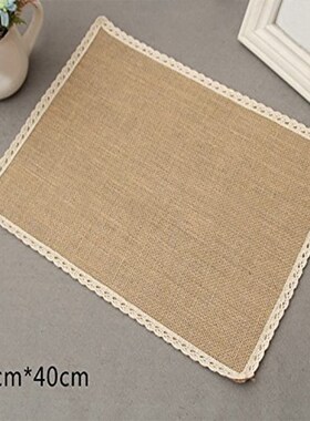 Burlap Placemats Rustic Table Mats,Lace Look Placema,for Par