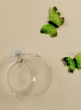 Wall Hang Glass Flower Planter Vase Terrarium Container Home