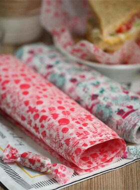 50Pcs/Lot Wax Paper Food Grade Grease Paper Food Wrappers Wr