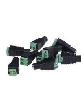 Female DC Power Jack Connector Plug Adapter 5.5x2.1mm 适用于