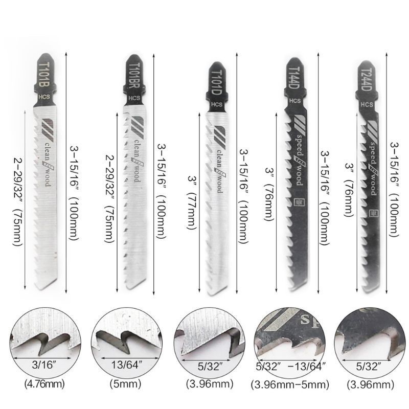 Jeu De 40 Lames De Scie Sauteuse T118A/ T111C/ T101B/ T101AO