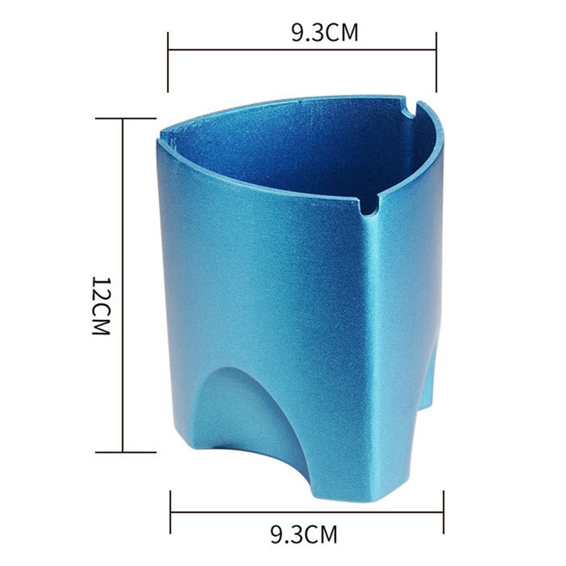 Aluminum Alloy Triple-cornered Ashtray Thickened Home Living - 图1