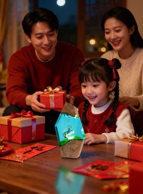 2026奔腾马工艺品家居玄关柜子装
