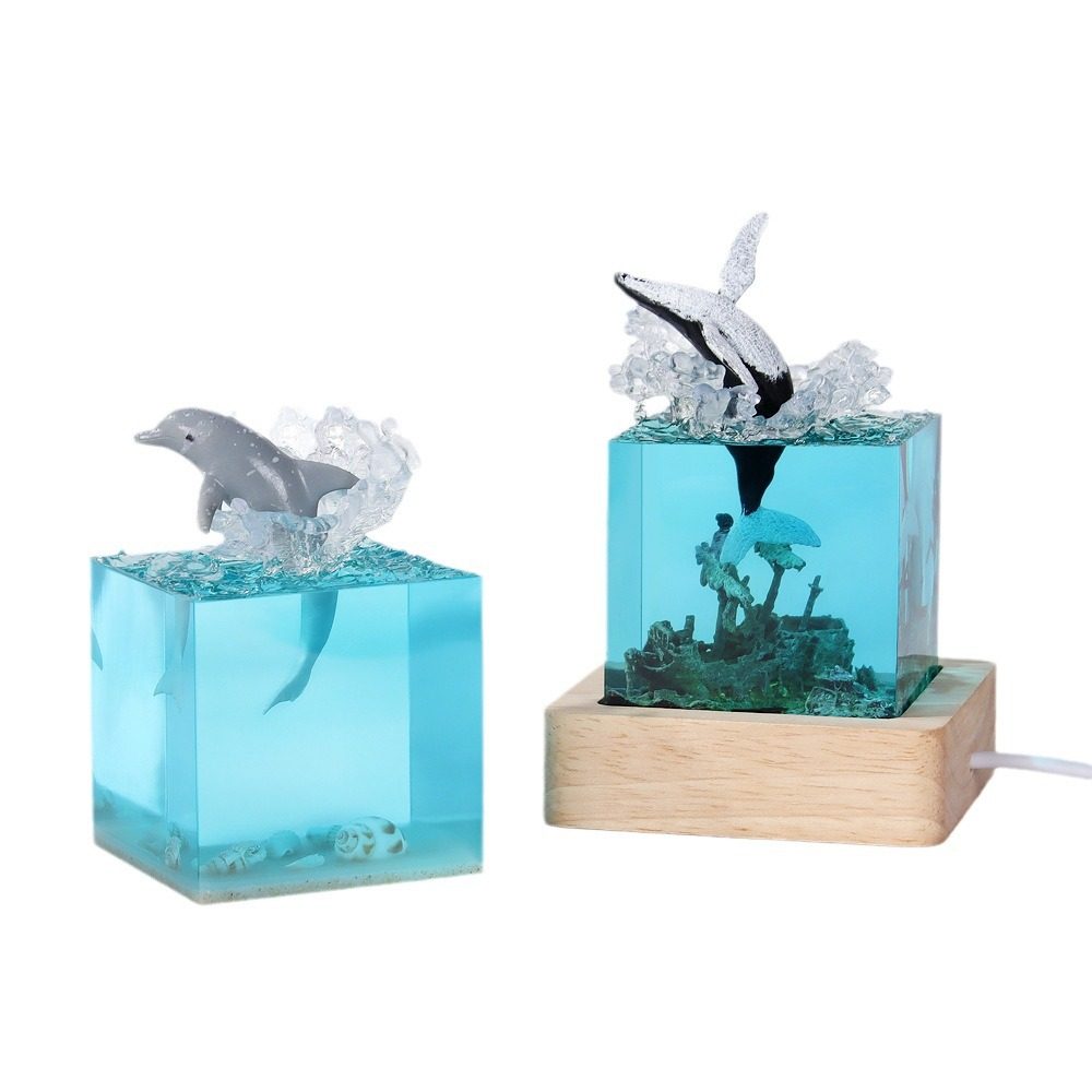 海洋树脂座头鲸滴胶现代家居创意生日礼物工艺品鲸鱼摆件桌面摆件,淘宝优惠券,粉丝福利购,淘宝优惠卷