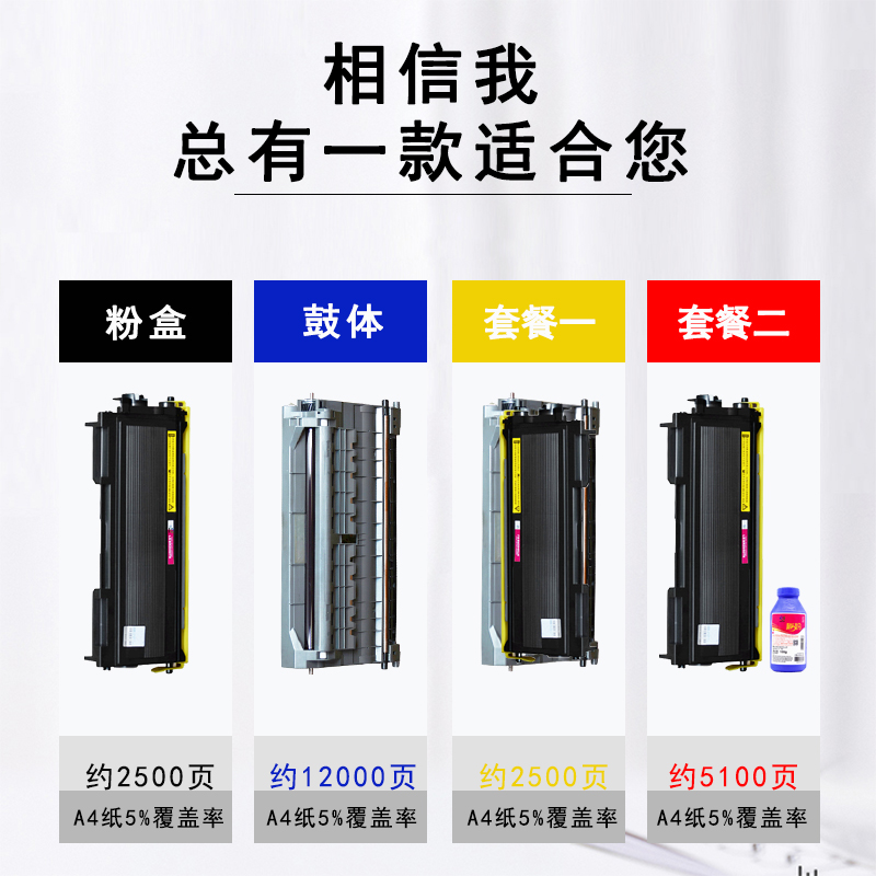 【旗舰店】睿印TN2050粉盒 莱盛TN2040硒鼓适用兄弟DPC7010 7020 2020 MFC7420 7220 7225墨盒2070n 2045硒鼓 - 图2