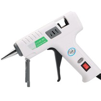 Hot melt adhesive gun 7MM thermostatic 40W long u sharp mouth quick out of sticky glue carton box small hand melt glue sending glue stick