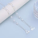 Summer Transparent non-slip invisible underwear rhinestone shoulders can be exposed replacement bra straps pearl chain accessories