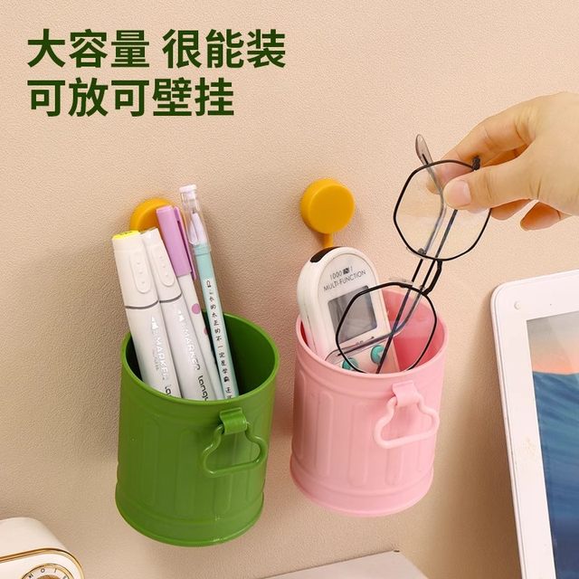 Girls' heart pen holder ins cute niche retro