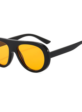 日本cherry kitty高级感复古百搭椭圆优雅街拍太阳镜欧美潮流