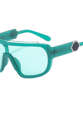 日本cherry kitty新款炫彩骑行运动眼镜欧美一体式太阳镜户外