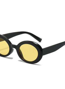 日本cherry kitty欧美椭圆太阳镜新款个性复古太阳眼镜时尚防