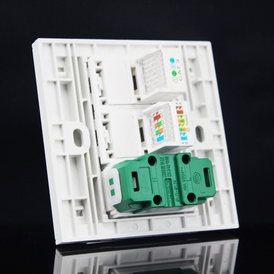 New Products High-end Dielectric Power Supply Voice Surface Heq Brain Intercalation Group Board Power with Talk plug N-seat 86rj45 Internet of Internet