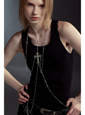 原创手工钛钢合金项链