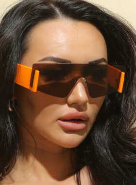 Ladiessungl无框墨镜新