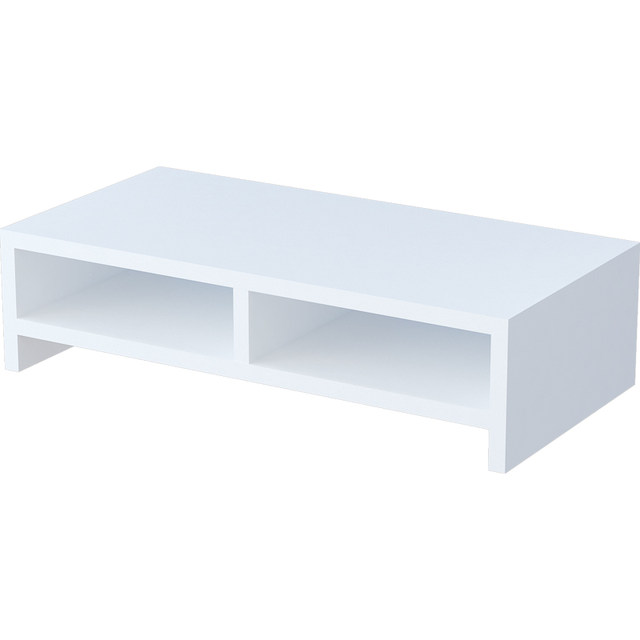 Desktop computer monitor elevated laptop stand