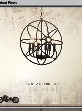 loft American style retro nordic vintage Pendant Light iron