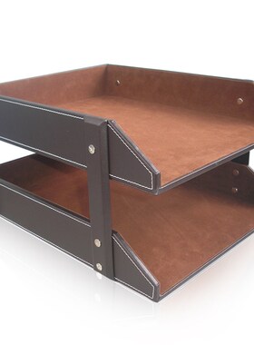 A4 Docut File Tray Rack File Organizer Double Layers Desk P