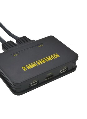 2 Port SB HDMI KVM Switcher selector SB2.0 HDMI 1080P with m