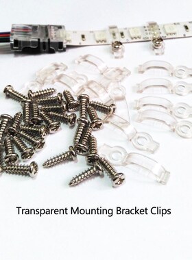 50Pcs/bag Mounting Brackets 8mm 10mm Fixing Clip Connector f