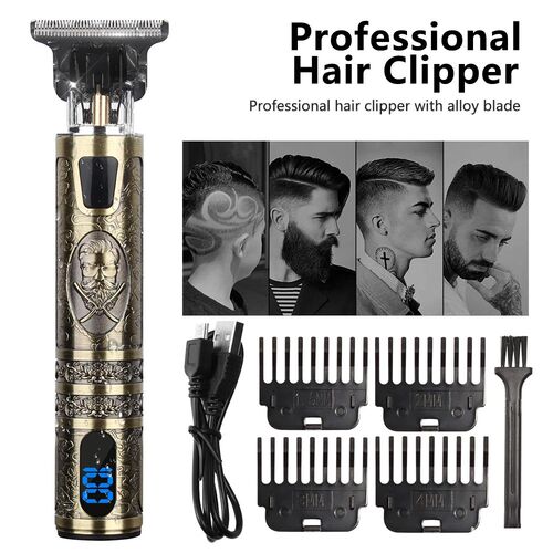 T9 USB Electric Hair Clipper Man 0mm Shaver Trimmer For Men - 图1