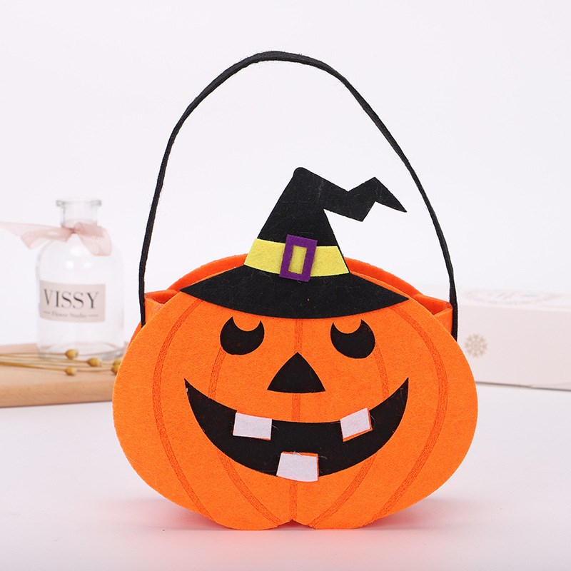 Happy 2021 Halloween Party Candy Bag Pumpkin Witch Owl Porta - 图0